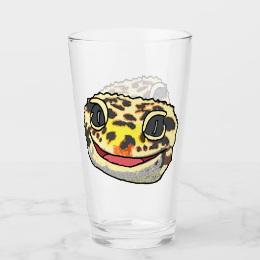Leopard Gecko Glas (Vorderseite)