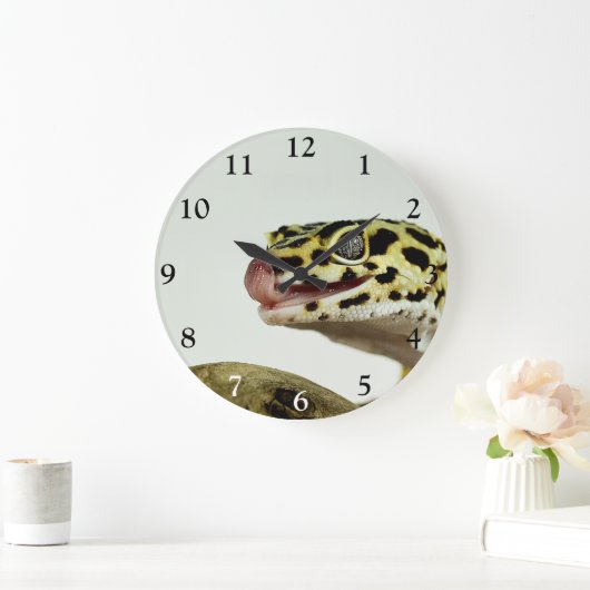 Leopard Gecko Großuhr Große Wanduhr (Zuhause)