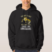 Leopard Gecko I Raise Tiny Dinosaurs Leopard Geck Hoodie (Vorderseite)