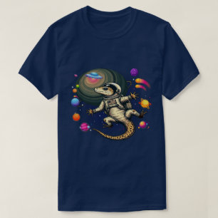 Leopard Gecko im Space T - Shirt - Perfekt für Rep