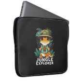 Leopard Gecko Jungle Explorer: Enthüllt die Wildni Laptopschutzhülle (Vorne Rechts)
