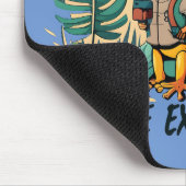 Leopard Gecko Jungle Explorer: Wildes Abenteuer Mousepad (Ecke)