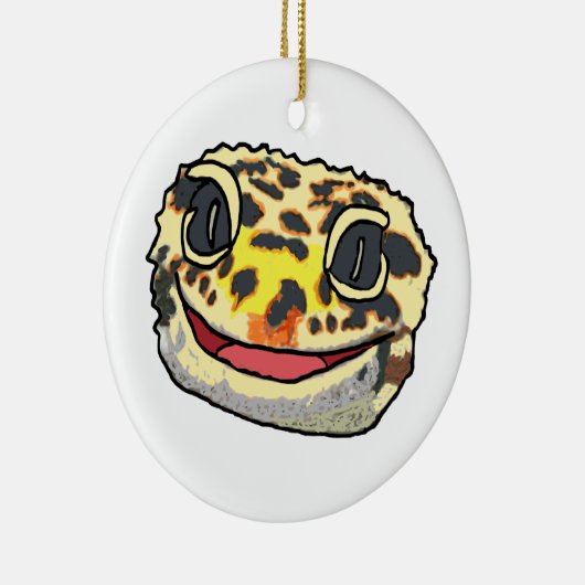 Leopard Gecko Keramik Ornament (Rechts)