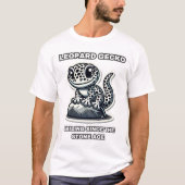 Leopard Gecko Lächeln seit der Steinzeit T-Shirt (Vorderseite)