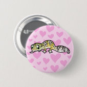 Leopard Gecko Liebe Button (Vorne & Hinten)