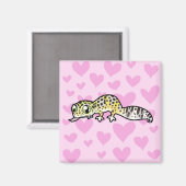 Leopard Gecko Liebe Magnet (Vorderseite/Rückseite)