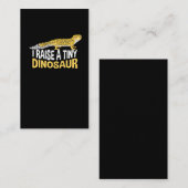 Leopard Gecko Little Dinosaur Pet Joke Lizard Visitenkarte (Vorne/Hinten)