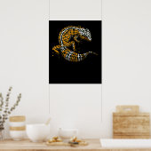 Leopard Gecko Lizard Reptile Poster (Küche)