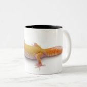 Leopard Gecko Lizard Zweifarbige Tasse (VorderseiteRechts)