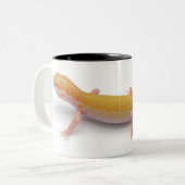 Leopard Gecko Lizard Zweifarbige Tasse (Vorderseite Links)