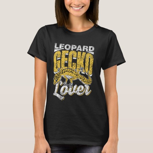Leopard Gecko Lover Eigentümer Geckos Lizard Leopa T-Shirt (Vorderseite)