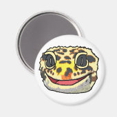 Leopard Gecko Magnet (Vorderseite/Rückseite)
