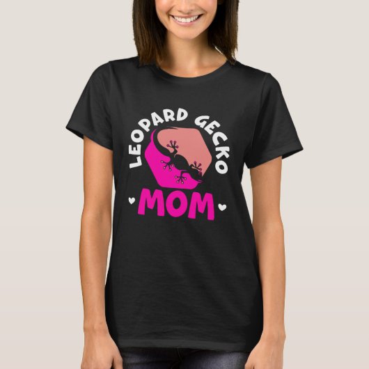 Leopard Gecko Mama Reptile Leopard Gecko Lizard 1 T-Shirt (Vorderseite)
