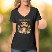 Leopard Gecko Mama Reptile Liebhaber T-Shirt