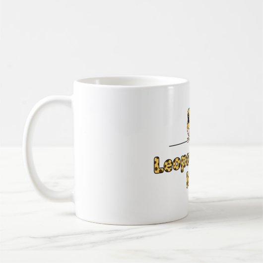 Leopard-Gecko-Mutter Kaffeetasse (Links)