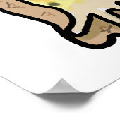 Leopard Gecko Poster (Ecke)