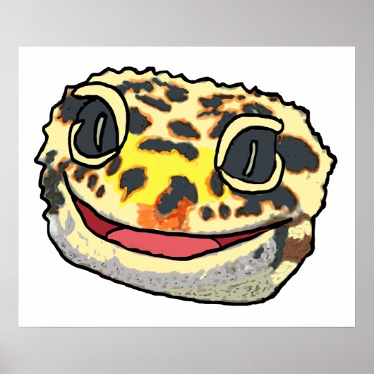 Leopard Gecko Poster (Vorne)