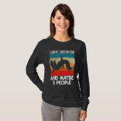 Leopard Gecko Reptile Niedlich Lizard Pet Gecko Ke T-Shirt (Vorne ganz)