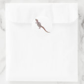 Leopard Gecko Runder Aufkleber (Tasche)