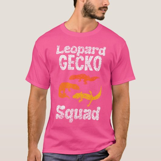 Leopard Gecko Squad Lizard Geckos Eigentümer Leopa T-Shirt (Vorderseite)