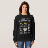 Leopard Gecko Things I Do In My Spare Time Leopard Sweatshirt (Vorne ganz)