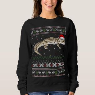 Leopard Gecko Ugly Christmas Sweater Sweatshirt