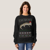 Leopard Gecko Ugly Christmas Sweater Sweatshirt (Vorne ganz)
