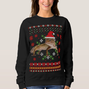 Leopard Gecko Ugly Christmas Sweater Sweatshirt
