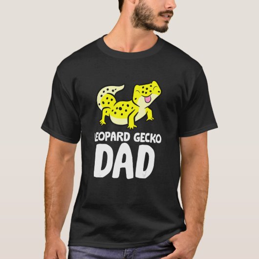 Leopard Gecko Vater Lizard Reptile Pater Leopard G T-Shirt (Vorderseite)