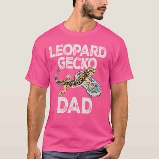 Leopard Gecko Vater Videospiel Lizard & Reptiles G T-Shirt (Vorderseite)