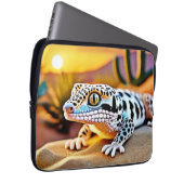 Leopard Gecko Wüstendesign Laptopschutzhülle (Vorne Rechts)