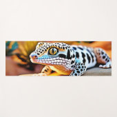 Leopard Gecko Wüstendesign Yogamatte (Vorderseite (Horizontal))