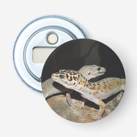 Leopard Geckoentwurf für alle! Flaschenöffner (Vorderseite)