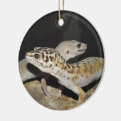 Leopard Geckoentwurf für alle! Keramik Ornament (Links)