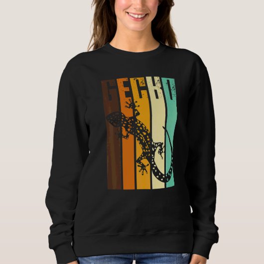 Leopard Geckos Echse Haustier Reptil Eidechsen Gec Sweatshirt (Vorderseite)