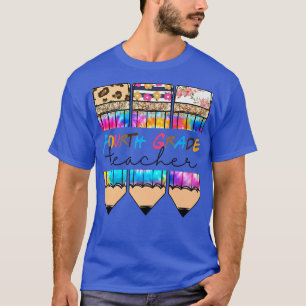 Leopard-Gefärbte Krawatte der vierten Klasse T-Shirt