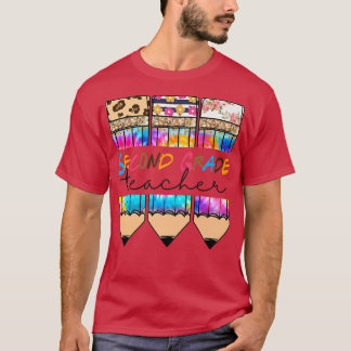 Leopard-Gefärbte Krawatte der zweiten Klasse - Sti T-Shirt