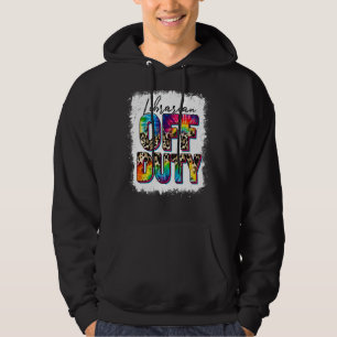 Leopard Gefärbte Krawatte Librarian off Duty Letzt Hoodie