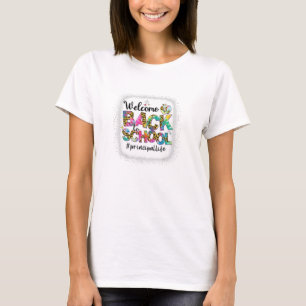Leopard-Gefärbte Krawatte willkommen zurück zur Sc T-Shirt