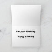 Leopard-Gegähne beim Sitzen auf einem Ast Karte (Innenseite)