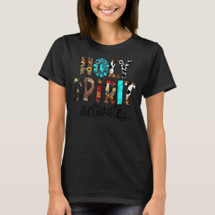 Leopard Gemstone Heiliger Geist aktiviert Western T-Shirt
