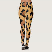 Leopard Gemustert Leggings (Rückseite)
