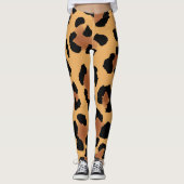 Leopard Gemustert Leggings (Vorderseite)