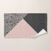 Leopard Geometric Glam #1 Badhandtuch Set (Handtuch)