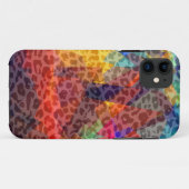 Leopard Geometric Muster | Mosaike Abstrakte Kunst Case-Mate iPhone Hülle (Rückseite (Horizontal))