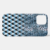 Leopard Geometric, Tierhautdesign. Case-Mate iPhone Hülle (Rückseite (Horizontal))