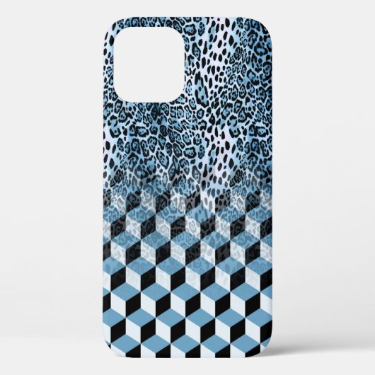 Leopard Geometric, Tierhautdesign. Case-Mate iPhone Hülle (Rückseite)