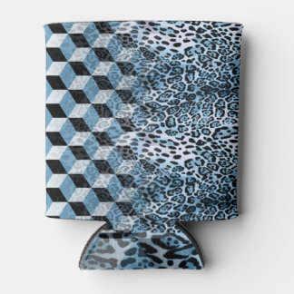Leopard Geometric, Tierhautdesign. Dosenkühler