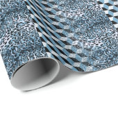 Leopard Geometric, Tierhautdesign. Geschenkpapier (Rolleneckpunkt)