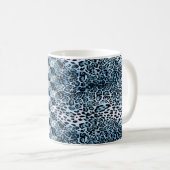 Leopard Geometric, Tierhautdesign. Kaffeetasse (VorderseiteRechts)
